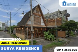 ZAMZAM RENOVASI SURABAYA JASA RENOVASI RUMAH SURYA RESIDENCE SIDOARJO