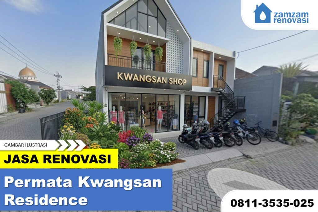 ZAMZAM RENOVASI SURABAYA JASA RENOVASI RUMAH PERMATA KWANGSAN RESIDENCE SIDOARJO