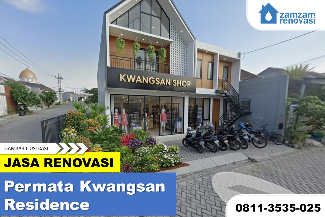 ZAMZAM RENOVASI SURABAYA JASA RENOVASI RUMAH PERMATA KWANGSAN RESIDENCE SIDOARJO