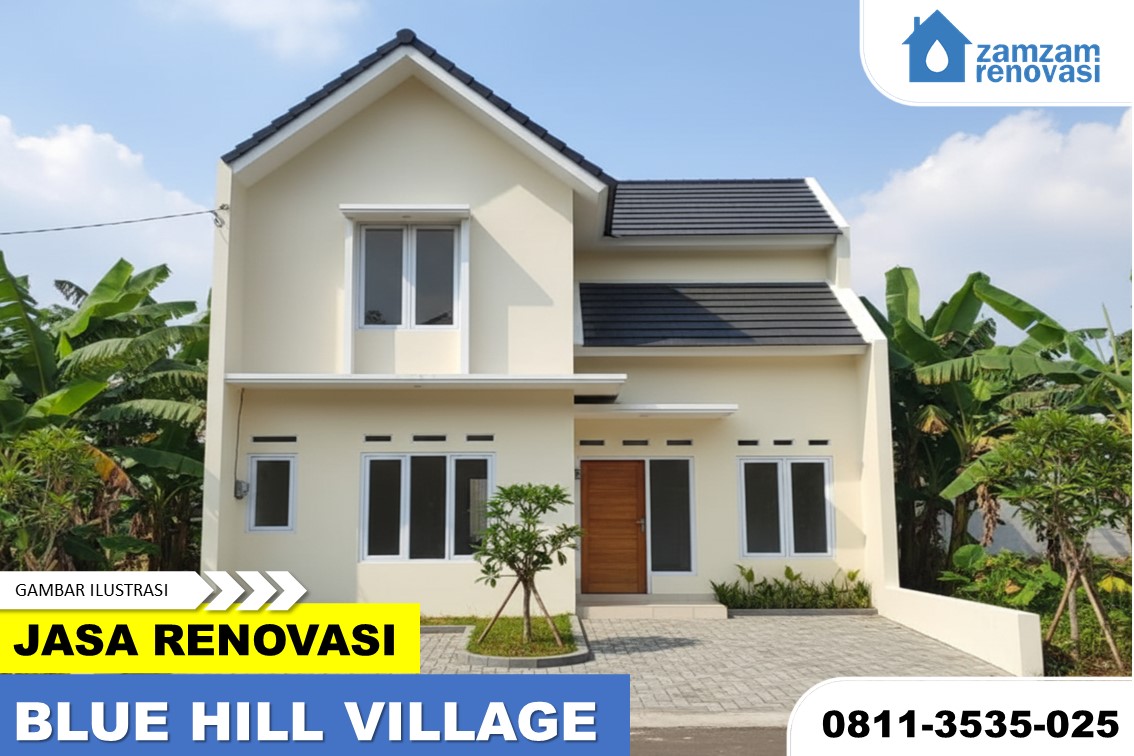 ZAMZAM RENOVASI SURABAYA JASA RENOVASI RUMAH BLUE HILL VILLAGE SIDOARJO