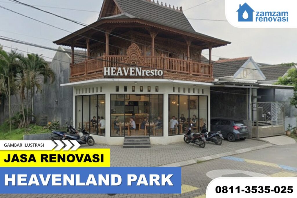 zamzam renovasi surabaya jasa renovasi rumah heavenland park sidoarjo