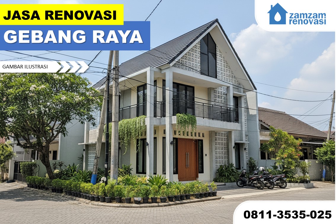 ZAMZAM RENOVASI SURABAYA JASA RENOVASI RUMAH GERBANG RAYA SIDOARJO