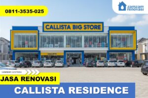 ZAMZAM RENOVASI SURABAYA JASA RENOVASI RUMAH CALLISTA RESIDENCE SIDOARJO