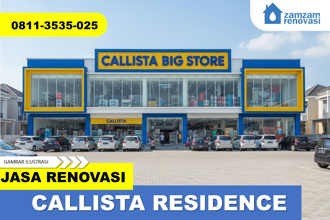 ZAMZAM RENOVASI SURABAYA JASA RENOVASI RUMAH CALLISTA RESIDENCE SIDOARJO