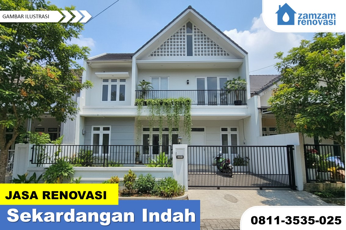 ZAMZAM RENOVASI SURABAYA JASA RENOVASI RUMAH SEKARDANGAN INDAH SIDOARJO