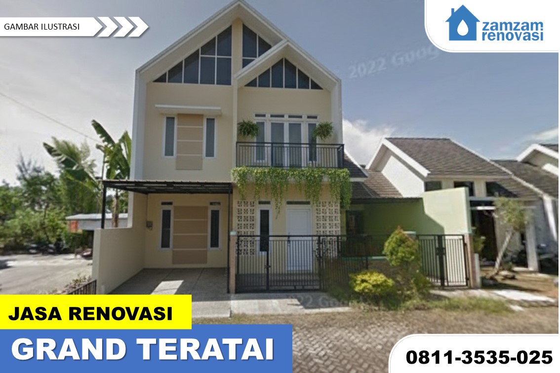 ZAMZAM RENOVASI SURABAYA JASA RENOVASI RUMAH GRAND TERATAI SIDOARJO