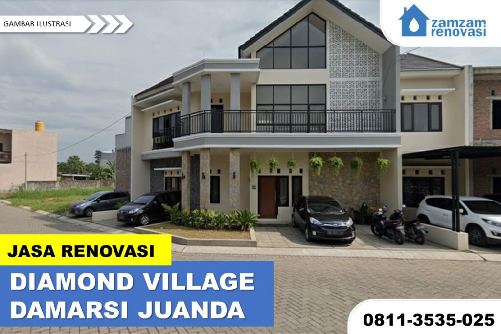ZAMZAM RENOVASI SURABAYA JASA RENOVASI RUMAH DIAMNOND VILLAGE DAMARSI JUANDA SIDOARJO