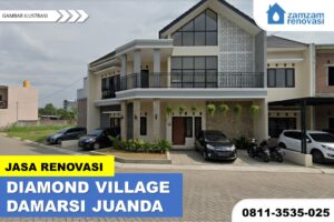 ZAMZAM RENOVASI SURABAYA JASA RENOVASI RUMAH DIAMNOND VILLAGE DAMARSI JUANDA SIDOARJO