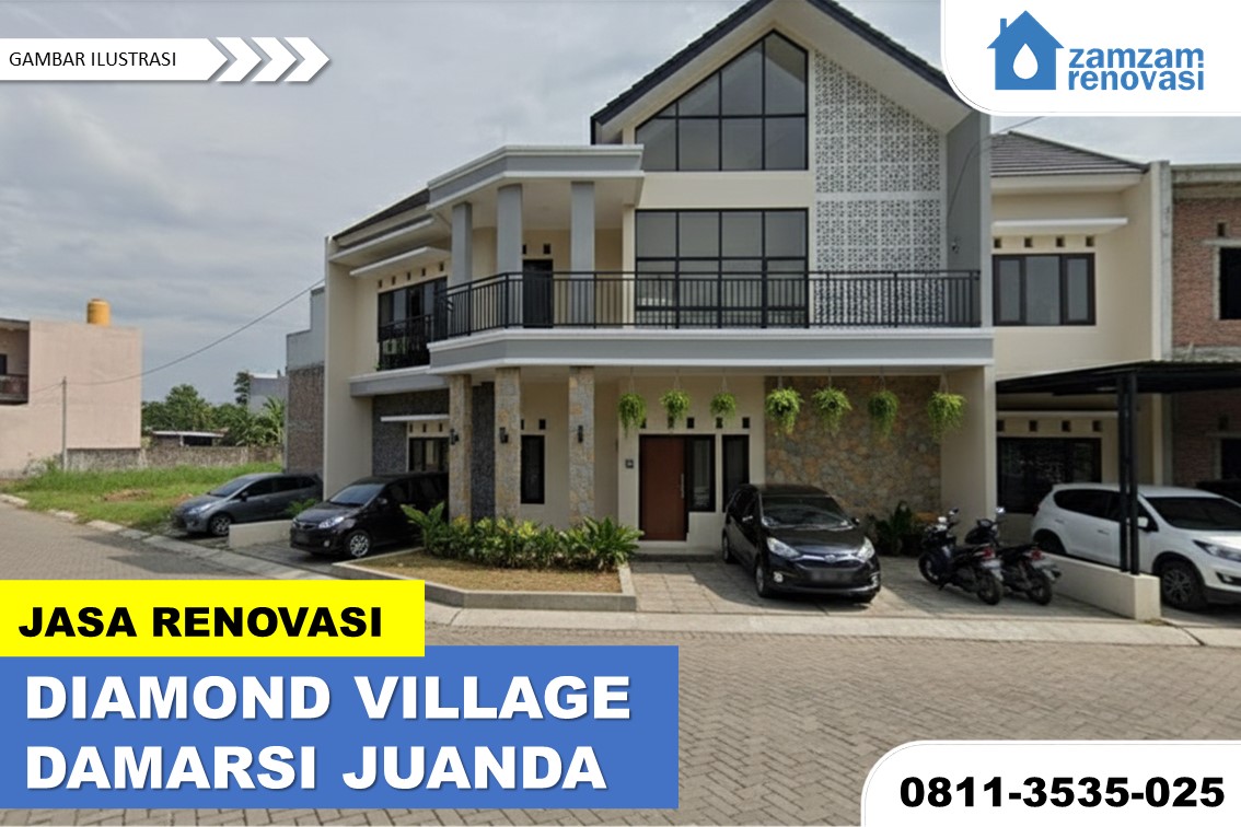 ZAMZAM RENOVASI SURABAYA JASA RENOVASI RUMAH DIAMNOND VILLAGE DAMARSI JUANDA SIDOARJO