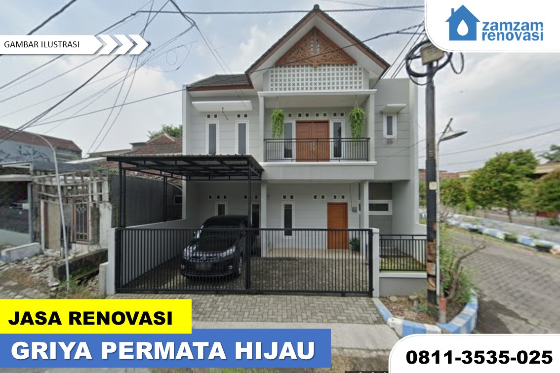 ZAMZAM RENOVASI SURABAYA JASA RENOVASI RUMAH GRIYA PERMATA HIJAU SIDOARJO