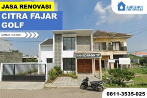 ZAMZAM RENOVASI SURABAYA JASA RENOVASI RUMAH CITRA FAJAR GOLF SIDOARJO