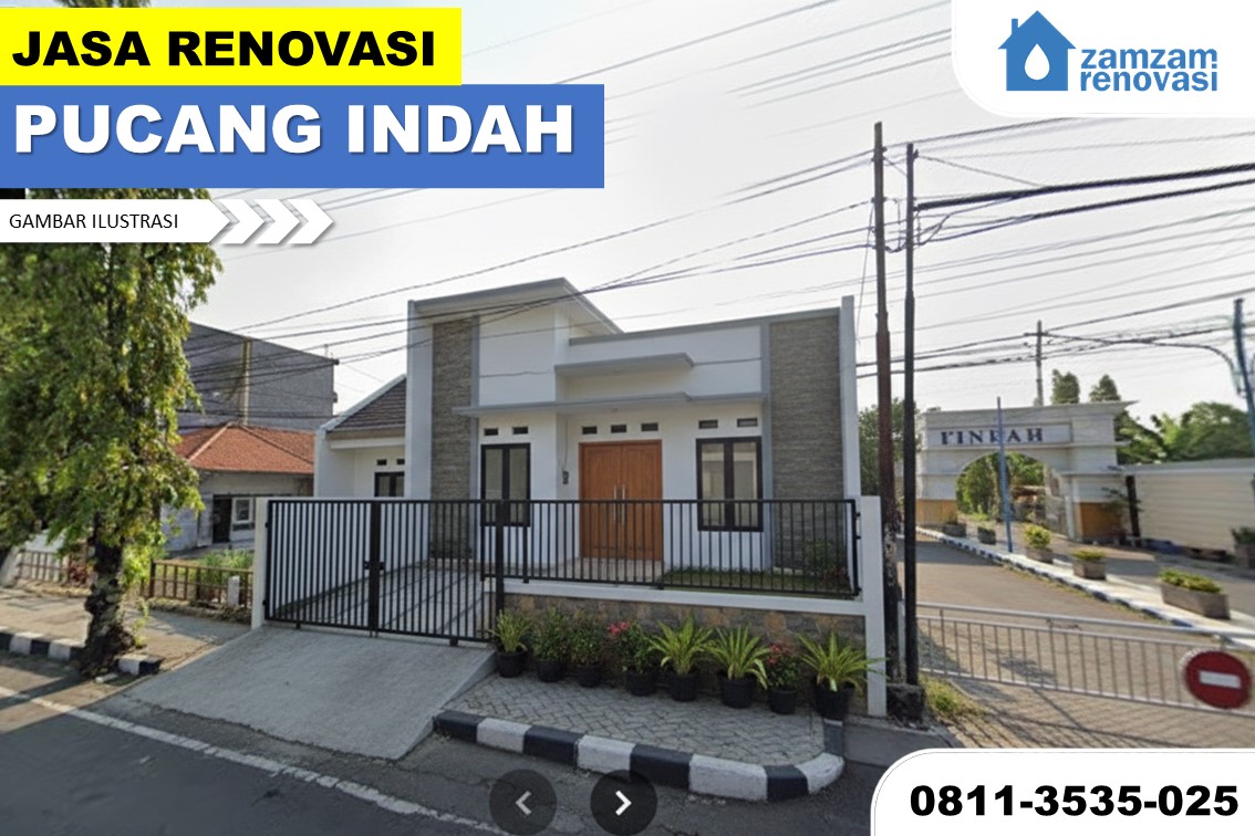 ZAMZAM RENOVASI SURABAYA JASA RENOVASI RUMAH PUCANG INDAH SIDOARJO
