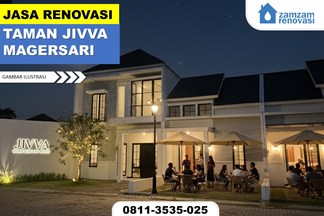 ZAMZAM RENOVASI SURABAYA JASA RENOVASI RUMAH TAMAN JIVVA MAGERSARI SIDOARJO