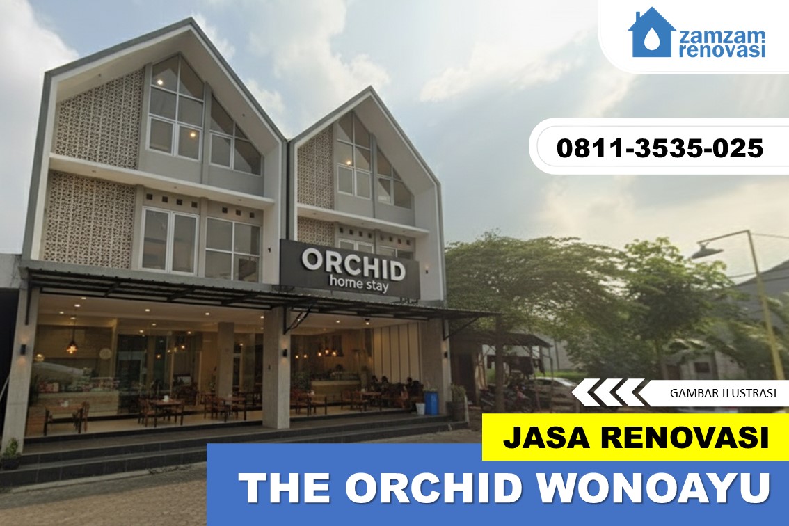ZAMZAM RENOVASI SURABAYA JASA RENOVASI RUMAH THE ORCHID WONOAYU SIDOARJO