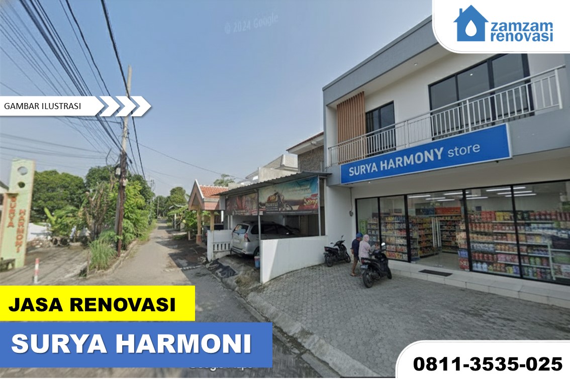 ZAMZAM RENOVASI SURABAYA JASA RENOVASI RUMAH SURYA HARMONI SIDOARJO