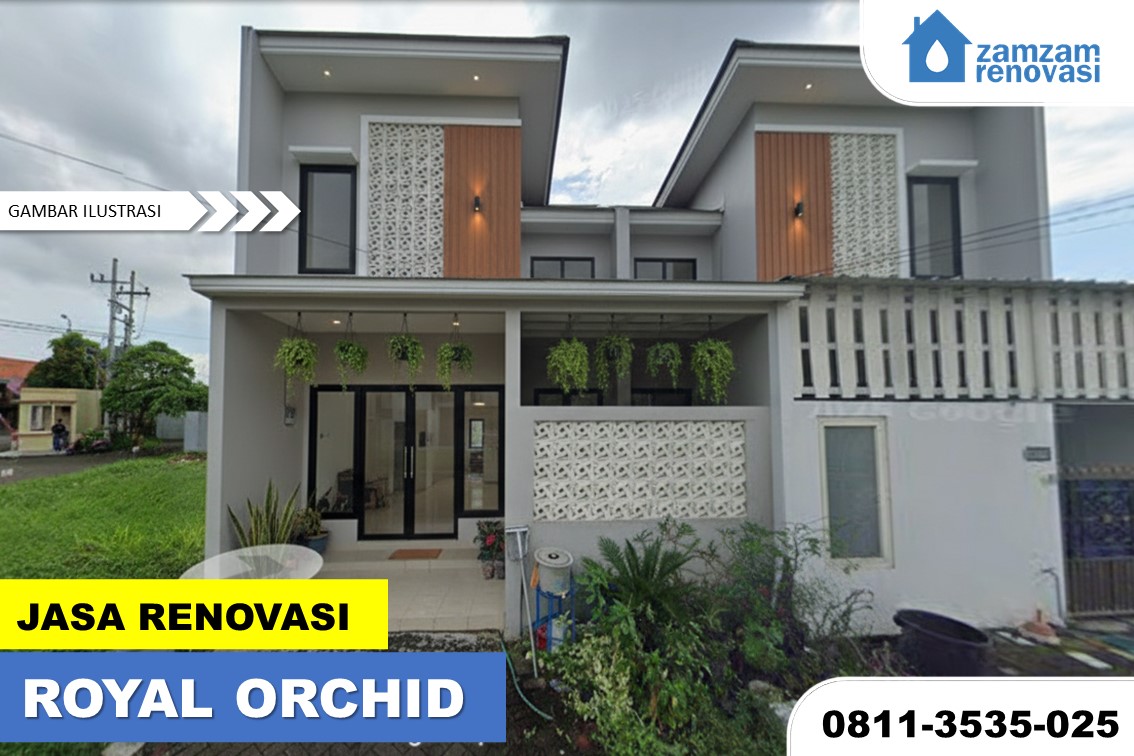 ZAMZAM RENOVASI SURABAYA JASA RENOVASI RUMAH ROYAL ORCHID SIDOARJO