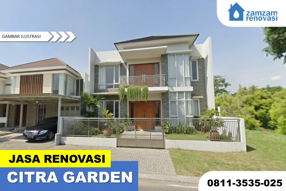 ZAMZAM RENOVASI SURABAYA JASA RENOVASI RUMAH CITRA GARDEN SIDOARJO