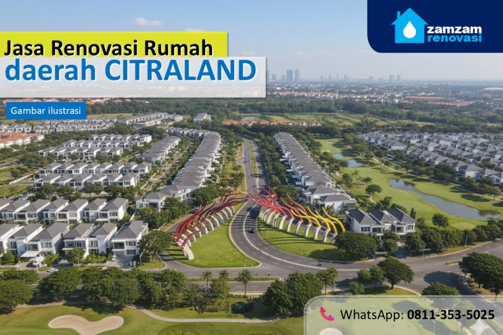 zamzam renovasi surabaya jasa renovasi rumah daerah citraland