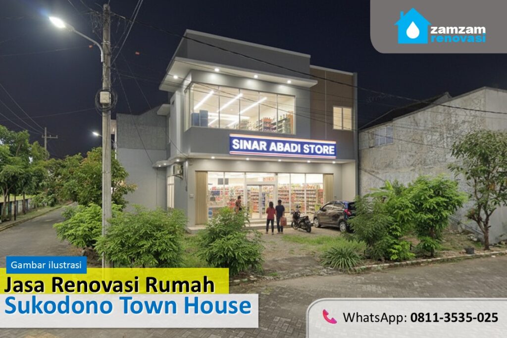 zamzam renovasi surabaya jasa renovasi rumah sukodono town house sidoarjo