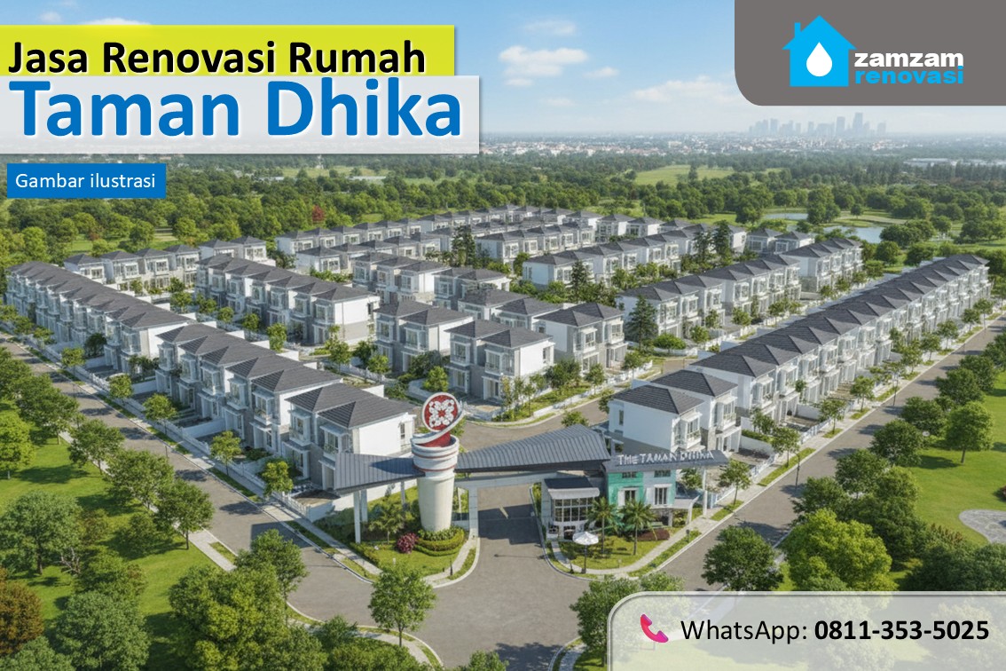 zamzam renovasi surabaya jasa renovasi rumah taman dhika