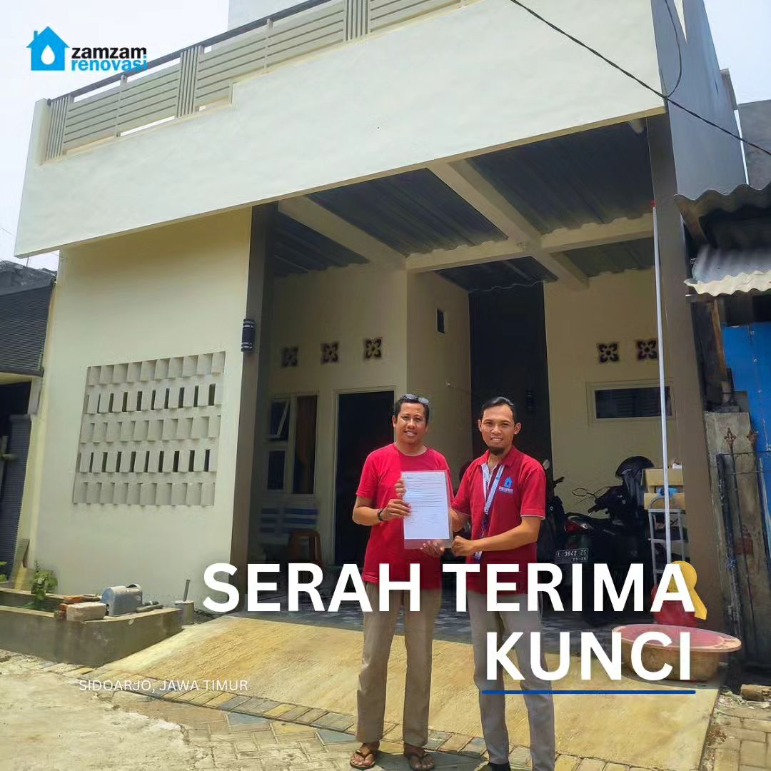 Serah terima jasa renovasi rumah surabaya