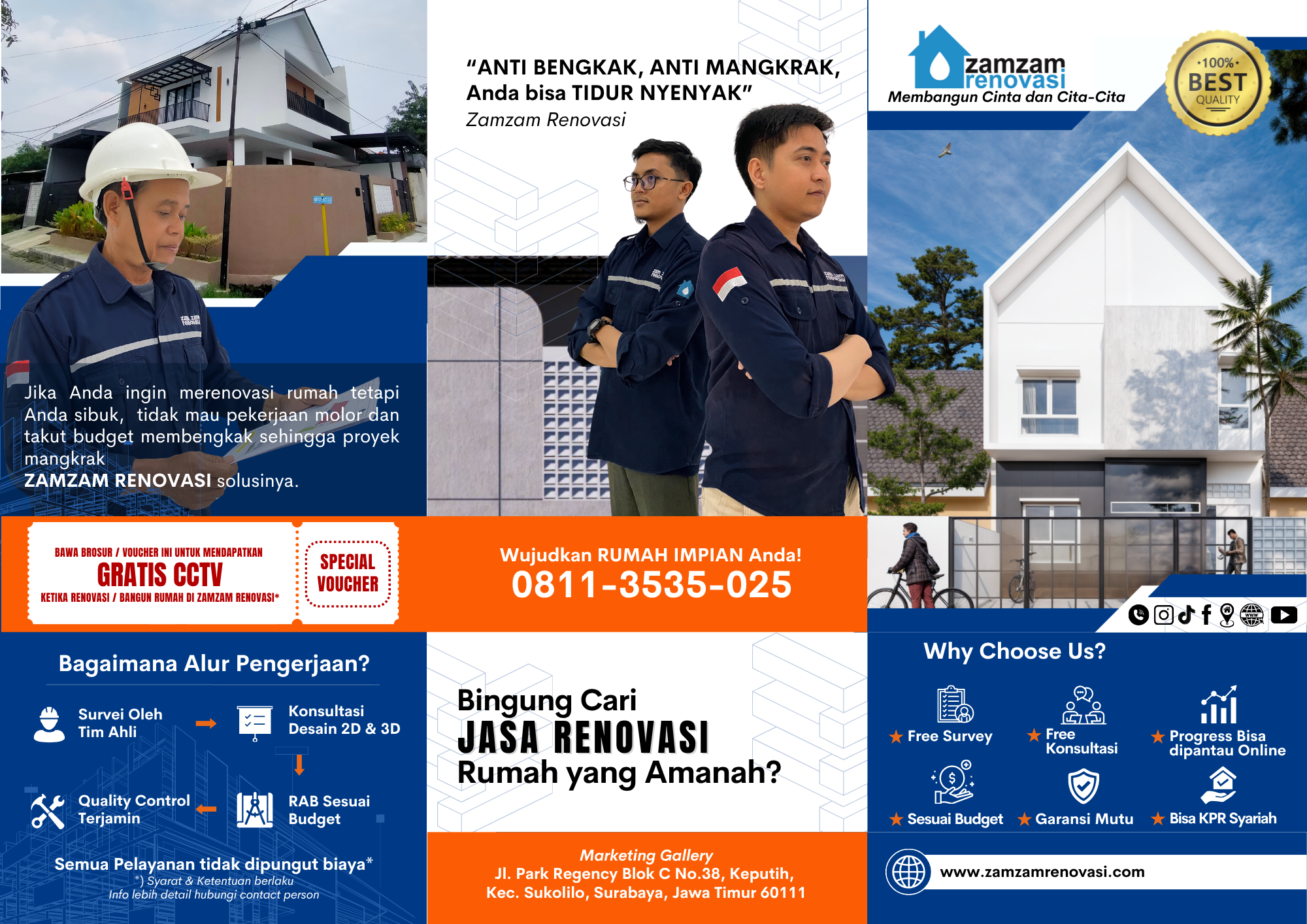 brosur page 1 jasa renovasi rumah surabaya dan jasa bangun rumah surabaya zamzam renovasi