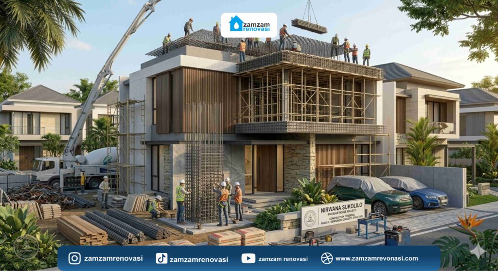 kontraktor rumah Surabaya terpercaya pembangunan rumah modern