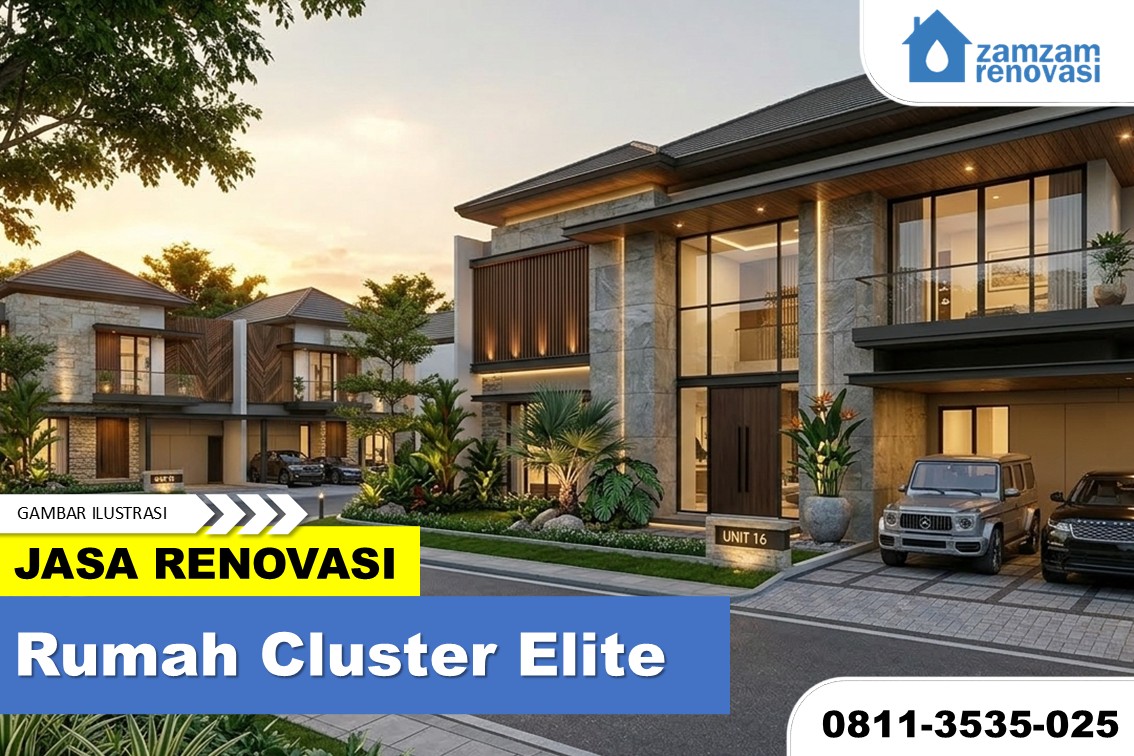 jasa bangun rumah surabaya untuk rumah cluster dan perumahan elite