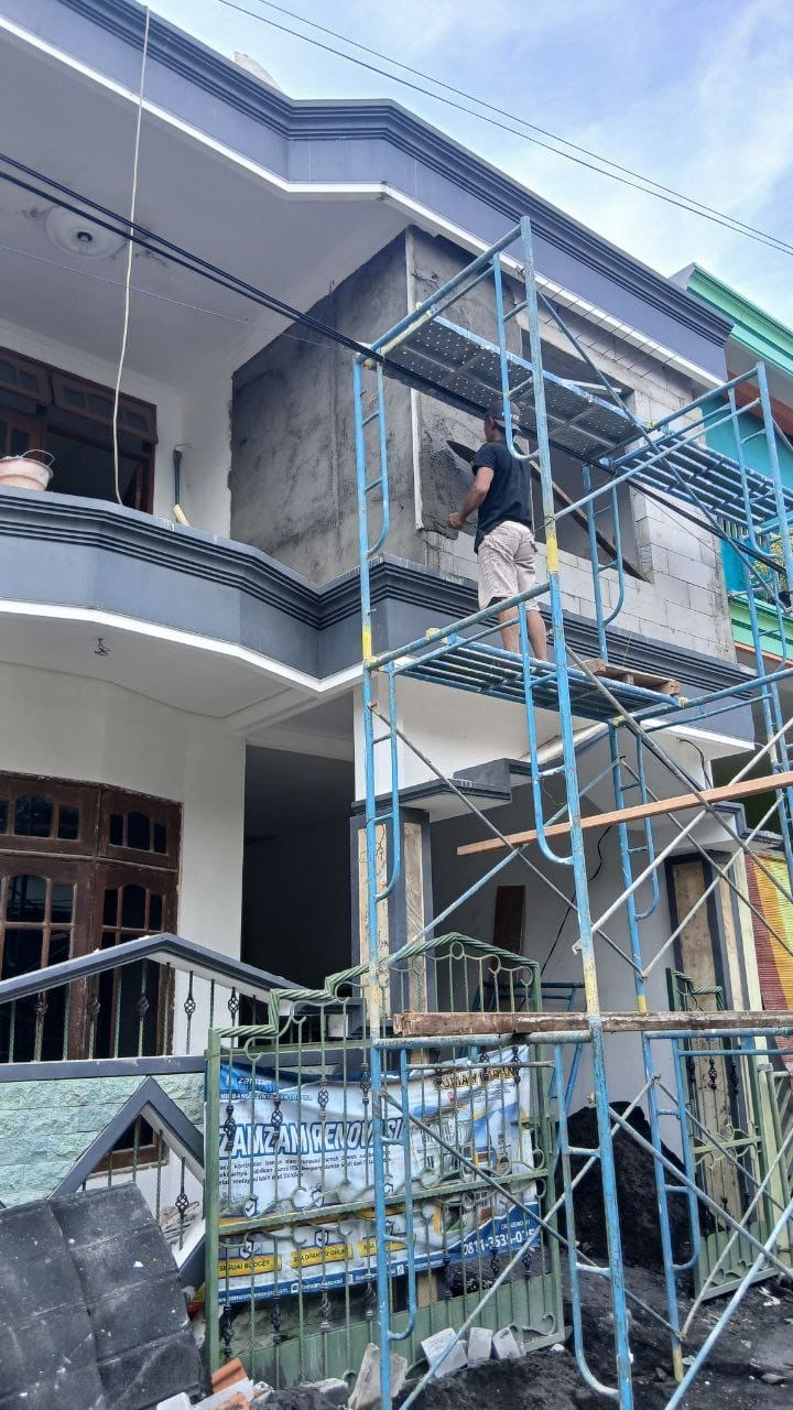 Progress Fasad rumah dokter ikhwan lantai 2