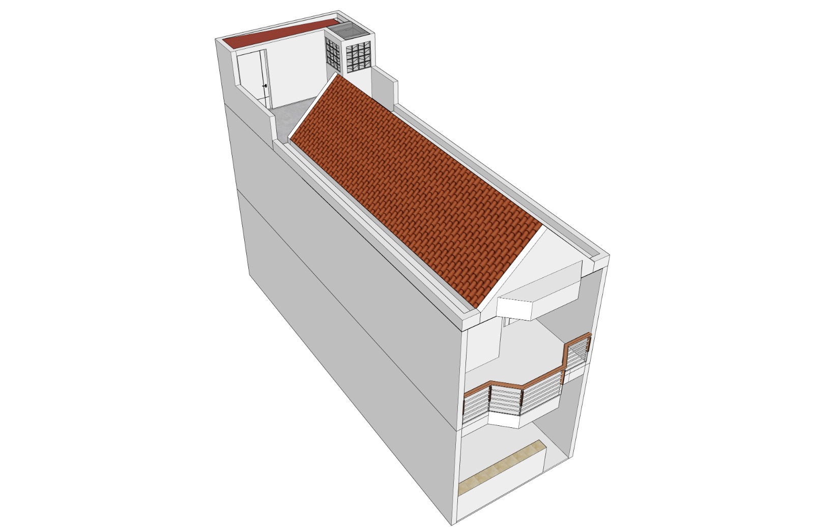 Desain 3D rumah bu laili kumala surabaya