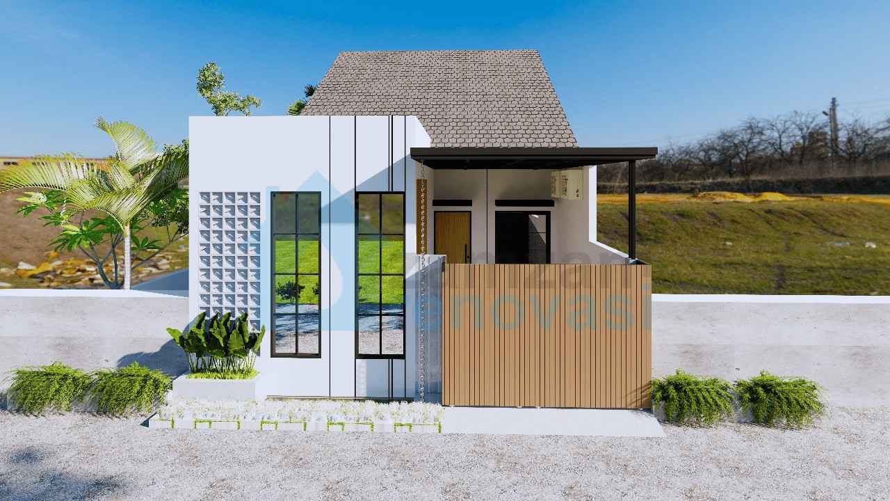 Design 3D rumah pak yuda sukolilo keputih surabaya