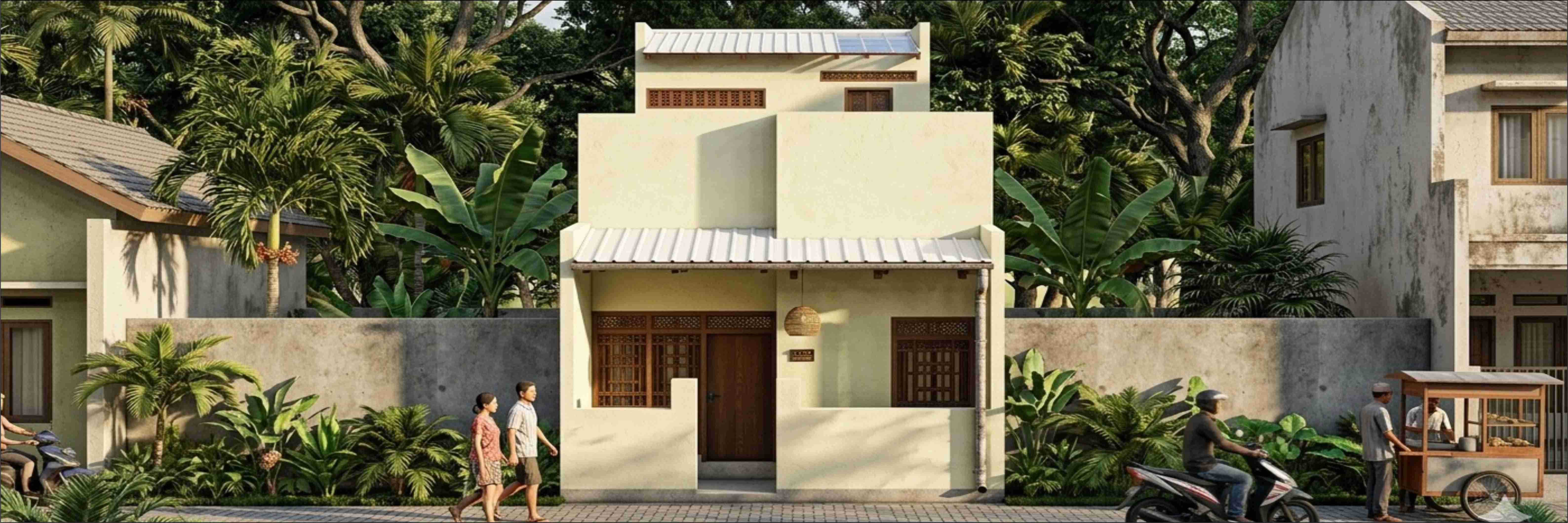 Design 3D Rumah Pak Okta Mojo surabaya